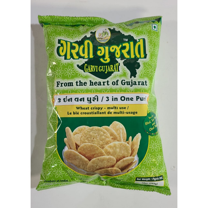 Garvi Gujarat 3 in 1 Puri for Bhel (285 Gm)