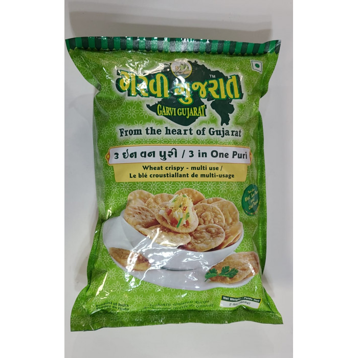 Garvi Gujarat 3 in 1 Puri for Bhel (2 Lb)