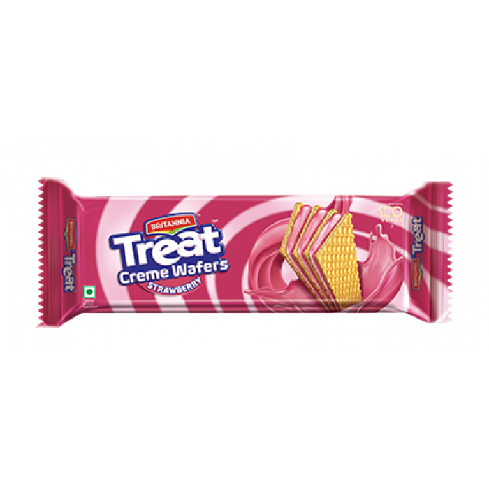 Britannia Treat Wafer Strawberry (150 Gm)