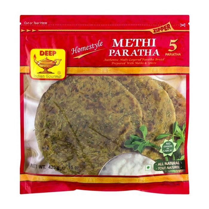 DEEP FR Methi/Fenugreek Paratha (5 Pcs)