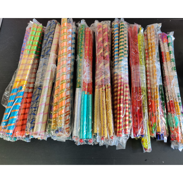 NAVRATRI Dandiya Decorative Sticks Adults Normal (1 Pair)