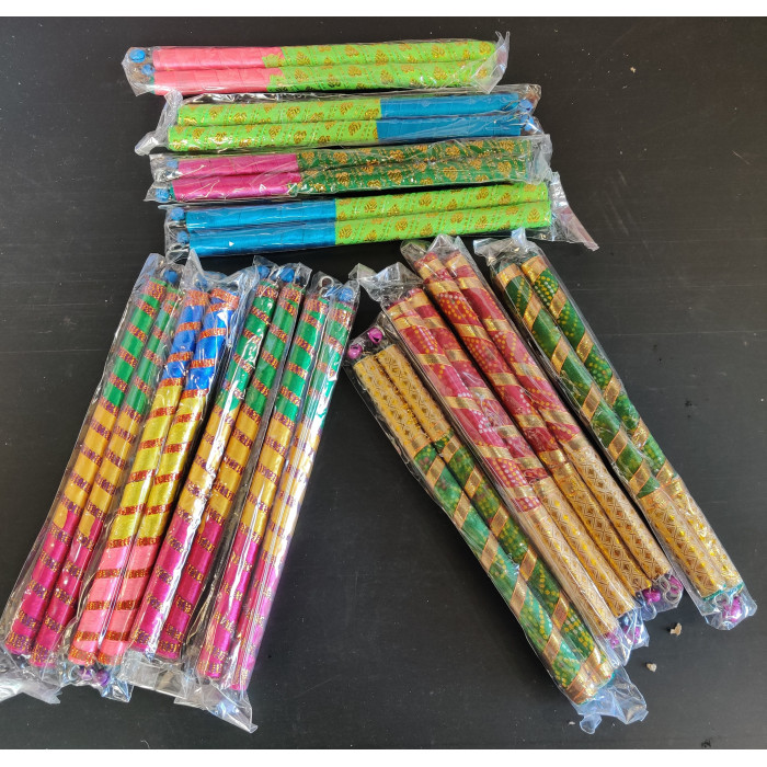 NAVRATRI Dandiya Sticks For Kids Small (1 Pair)