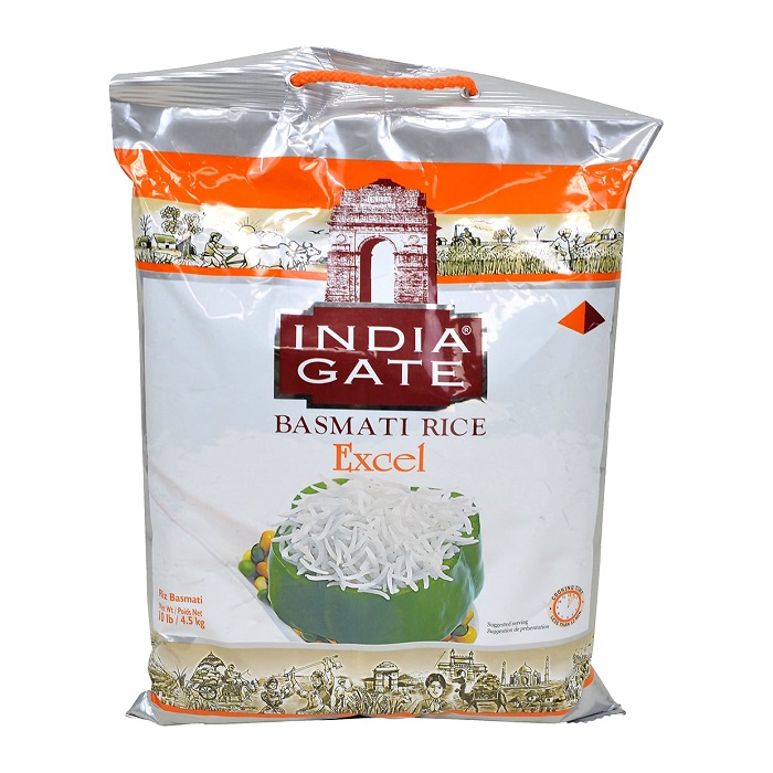 INDIAGATE EXCEL Basmati  Extra Long Rice (10 Lb)