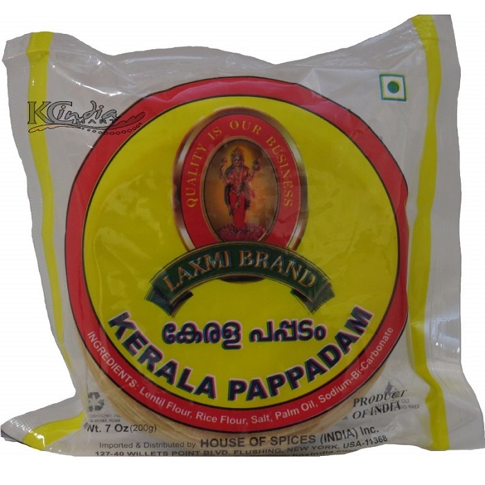 LAXMI Kerala Appalam Papadam Green (200 Gm)