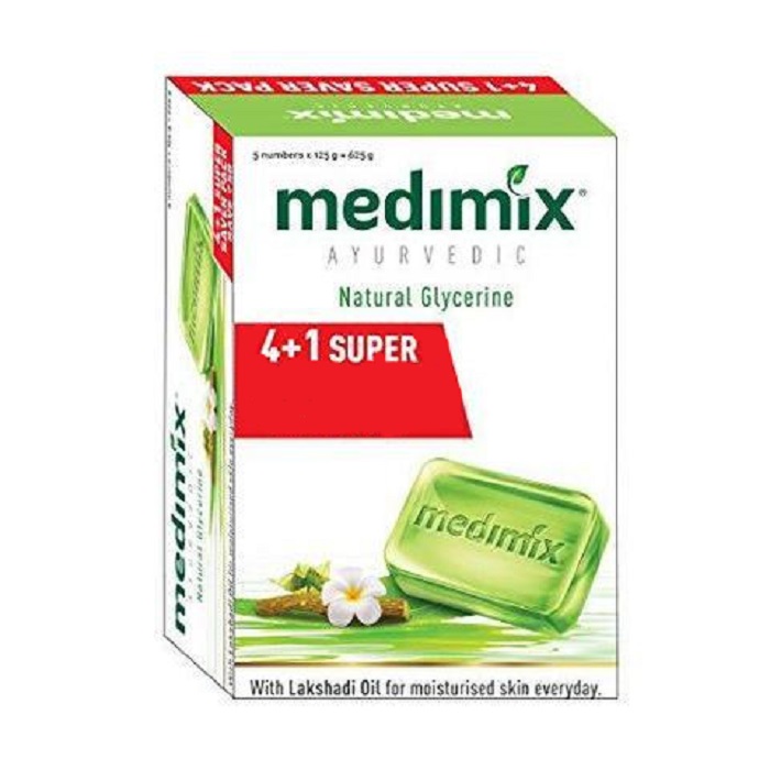 MEDIMIX Natural Glycerine Ayurvedic Soap (125 Gm*3)
