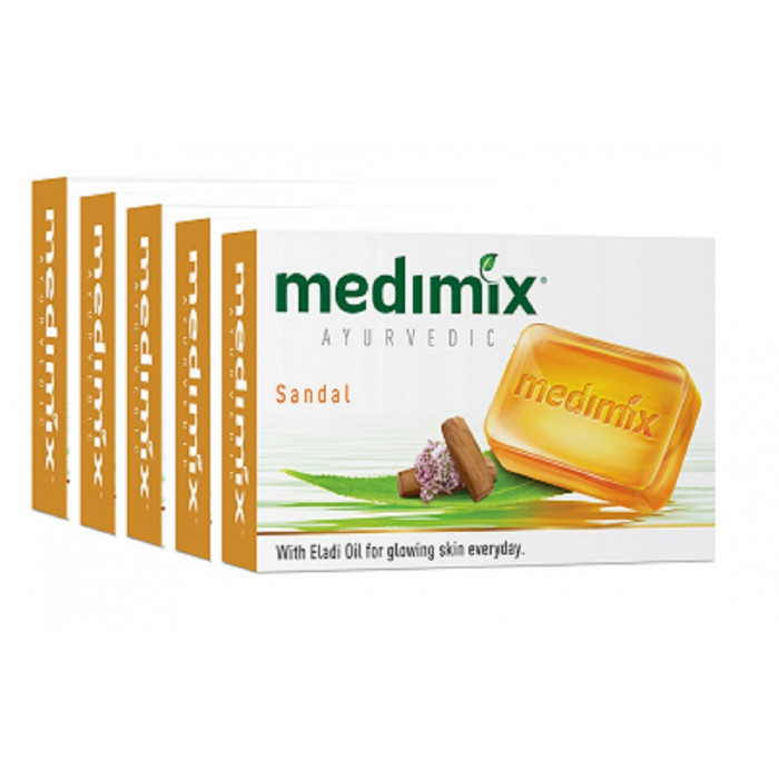 MEDIMIX Sandal/Chandan Ayurvedic Soap (125 Gm*3)