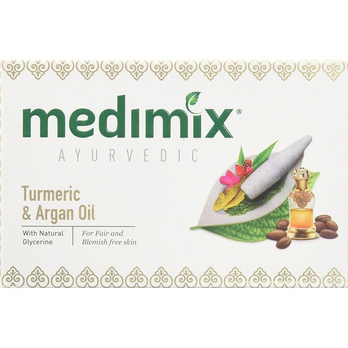 MEDIMIX Turmeric & Argan Oil Ayurvedic Soap (125 Gm)
