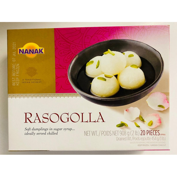 NANAK Rasogolla/Rasgulla Frozen (908 Gm)