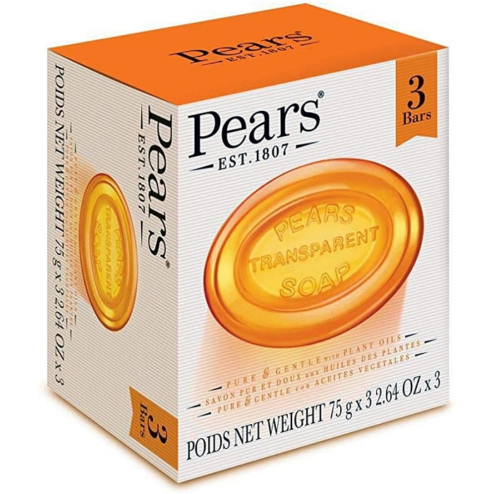 PEARS Pure & Gentle Orange Bar/Soap (75 Gm*3) 