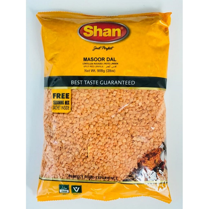 SHAN Masoor Dal/Red Split Lentils (2 Lb)
