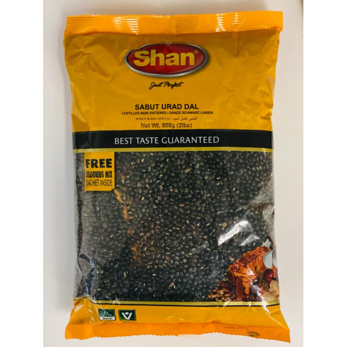 SHAN Urad/Urid Whole/Maah Ki Daal/Urad Sabut (4 Lb)