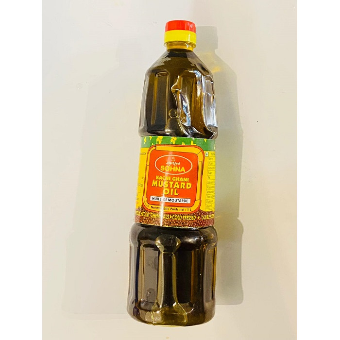 SOHNA Mustard Oil/Sarson Ka Tel (1 Ltr)