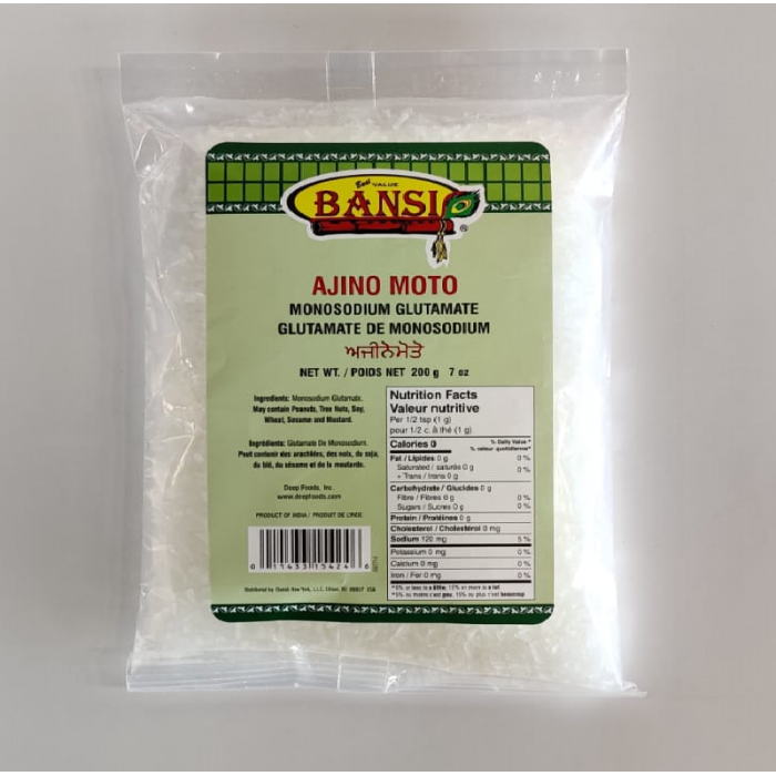 BANSI Ajino Moto/Monosoium Glutamate/MSG/Chinese Salt (200 Gm)