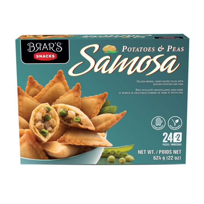 BRAR'S SAMOSA POTATOES & PEAS (26 Pcs)