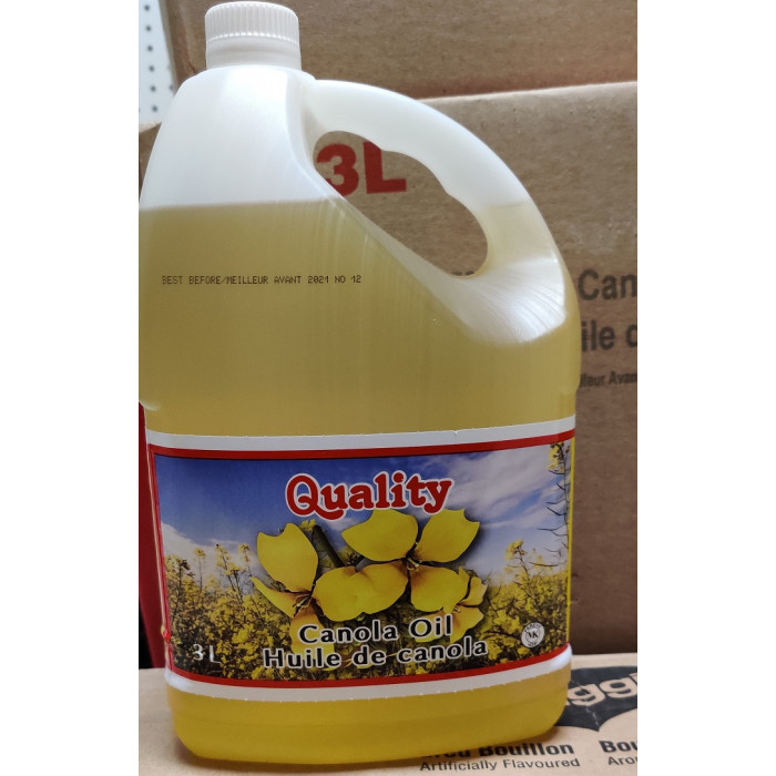 QUALITY Canola Oil (3 Ltr)