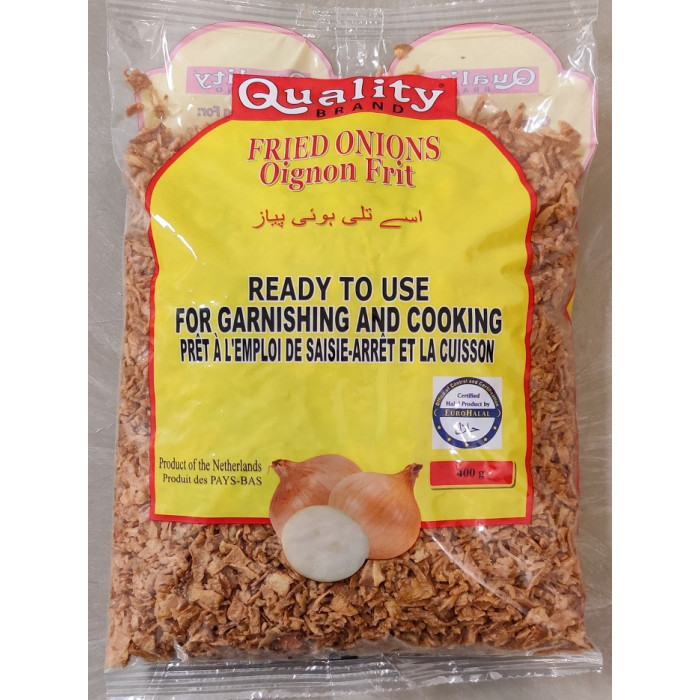 Quality Fried Onions Crispy (400 Gm)
