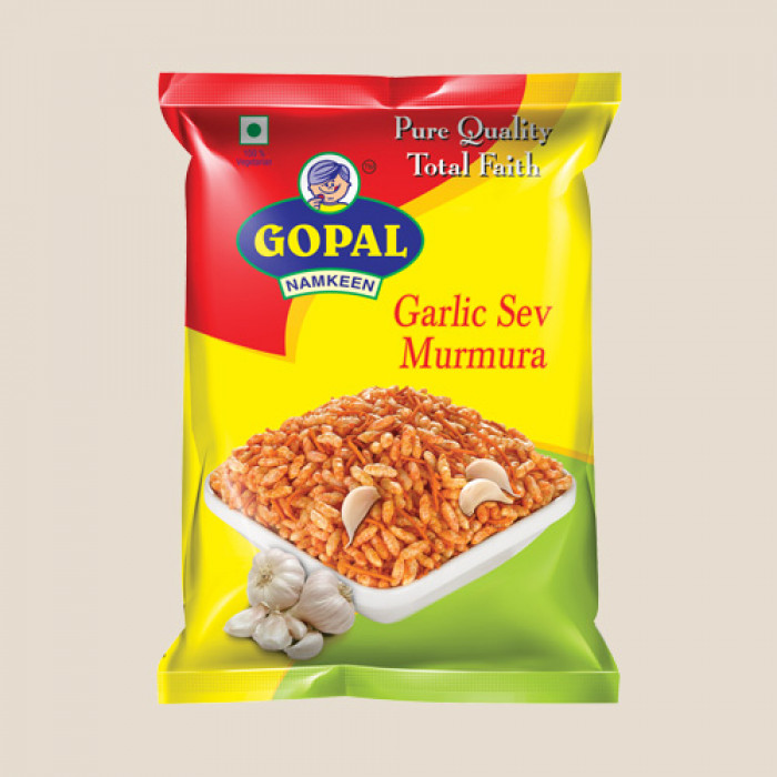 GOPAL Garlic Sev Mamra/Murmura/Puffed Rice/Murai (250 Gm)