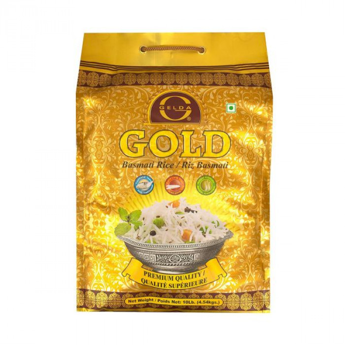 GELDA Gold Basmati Rice (Aged & Extra Long) (10 lbs)