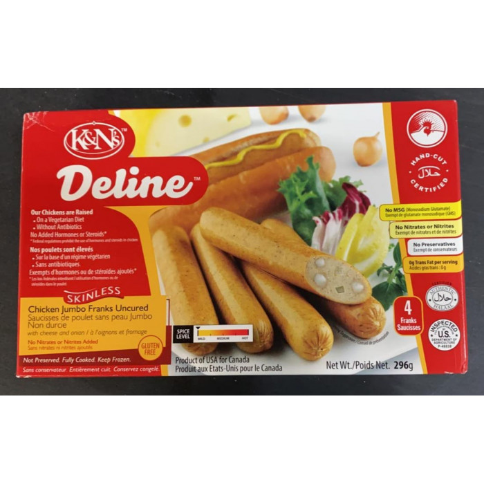K&N's Chicken Jumbo Franks Halal (4 pc)