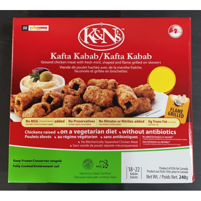 K&N's Chicken Kafta Kabab Halal (240 Gm)