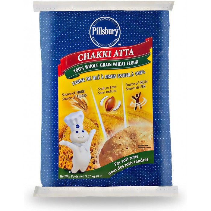Pillsbury Chakki Fresh Atta Flour (20 Lb)