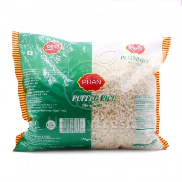 Pran Puffed Rice/Murmura/Mamra/Murai (400 Gm)