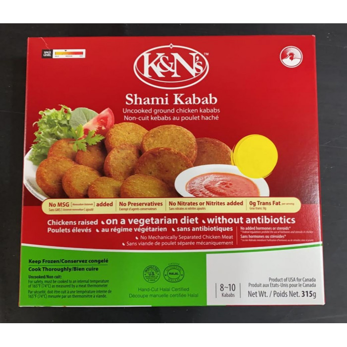 K&N's Chicken Shami Kabab Halal (315 Gm)