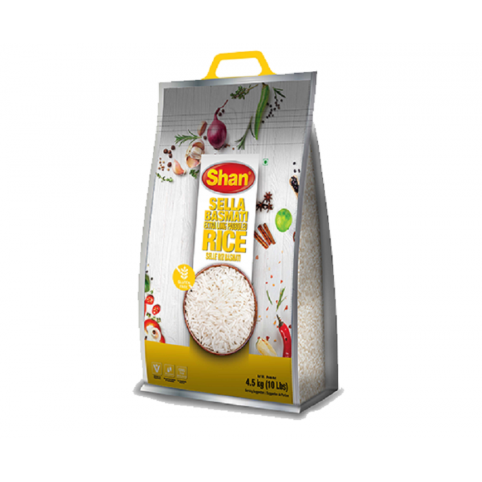 SHAN Rice Sella Basmati Extra Long (10 Lb)