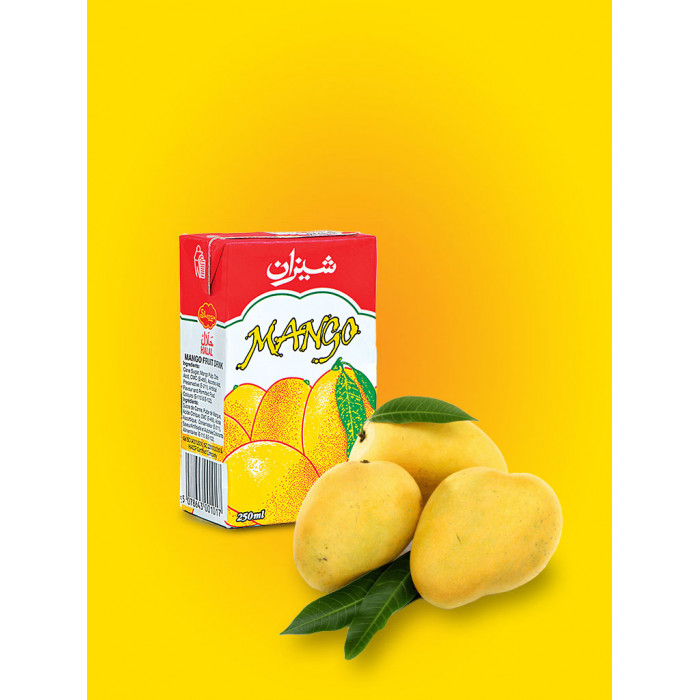 SHEZAN Mango Fruit Drink Teta Pack (250 mL)