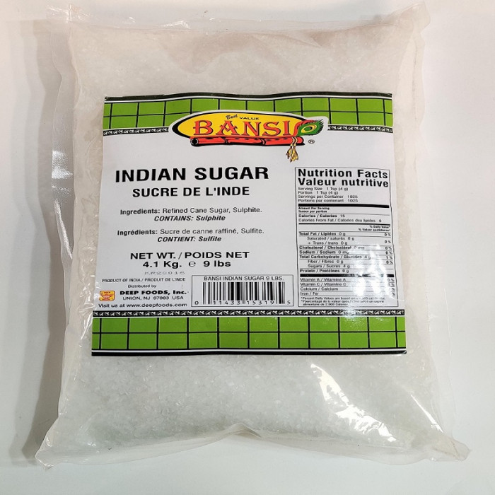 BANSI Indian Big Crystal Sugar (9 Lb)
