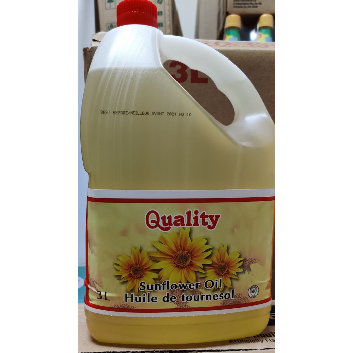 QUALITY Sunflower Oil (3 Ltr)