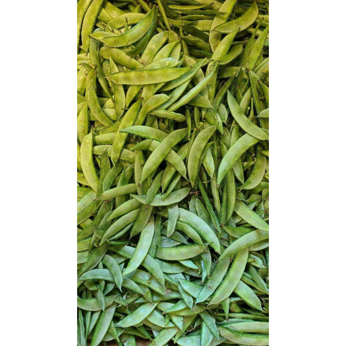 Valor/Avarakkai/Chikudkaya Flat Green Beans Fresh (1 Lb)